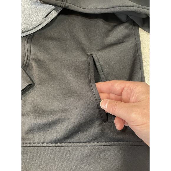 Minnesota Vikings Men's L Cutter & Buck Black Pop Fly Full-Zip Hoodie- Football - Picture 8 of 13